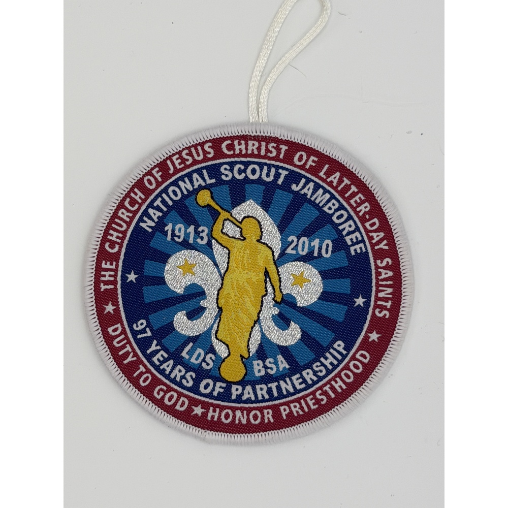 LDS BSA National Scout Jamboree Patch 1913-2010 Duty to God SymbolArts